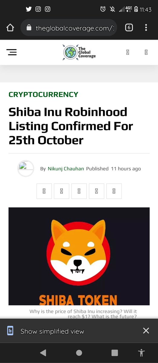 worm0gn's tweet photo. #SHIBARMY  #shibainucoin #shiba @ShytoshiKusama I guess it's true
Retweet this and like it please . Spread the word https://t.co/dKliTTzARd