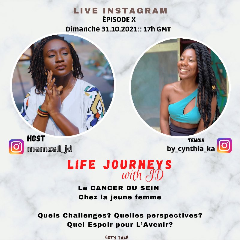 IbockJayd's tweet image. ✨ÉPISODE 10✨est enfin programmé. 
2 mois après l’épisode 9, je pourrai enfin avec vous clôturer cette saison riche en émotions et enseignements.
Libérer la parole étant le mot d’ordre. 
  
#cancerdusein #africaines  #libererlaparole #octobrerose  #femmesnoires