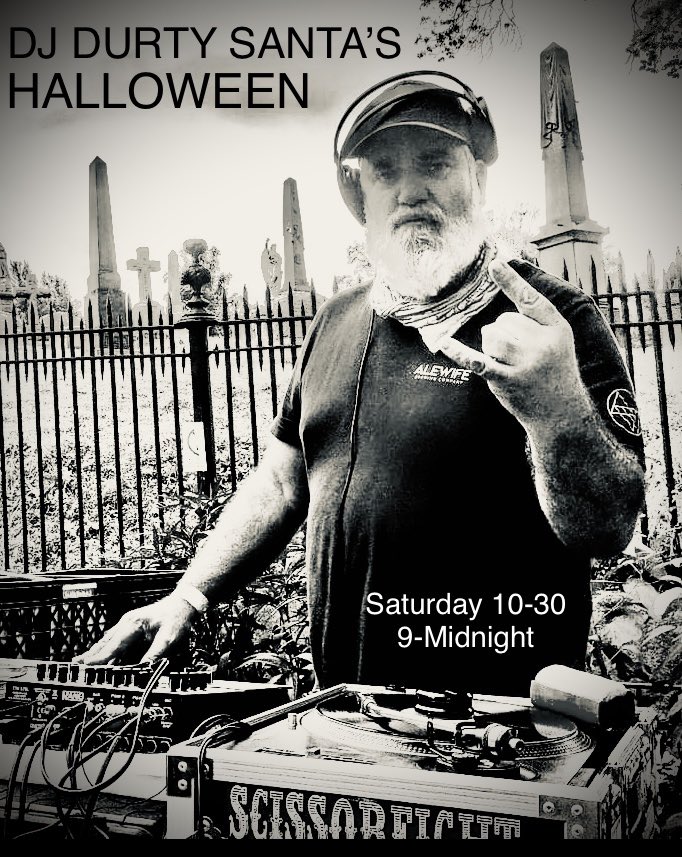 pfondiller's tweet photo. DURTY SANTA’S HALLOWEEN SATURDAY OCT 30TH 9PM-12AM @TheRochardNYC https://t.co/u2KDhLEBUW