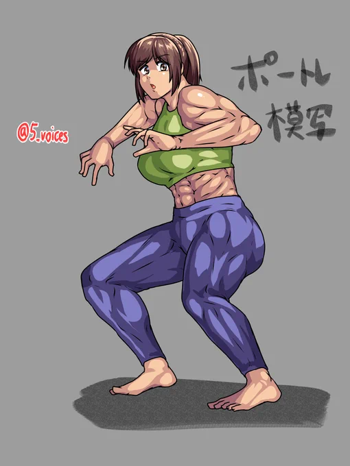模写過去絵。 