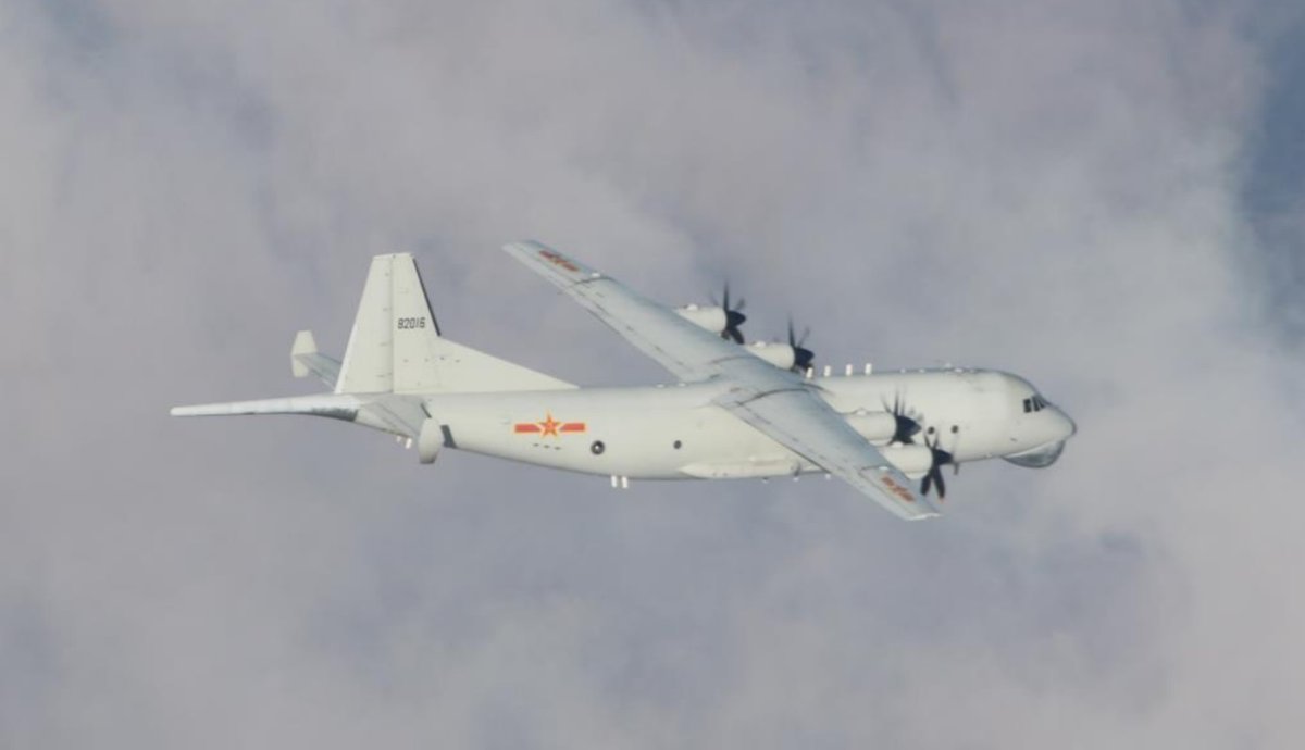 TaiwanNewsEN's tweet photo. Chinese military spotter plane enters Taiwan’s ADIZ
https://t.co/HLUN9oZ4RP https://t.co/oVfrwx4kST
