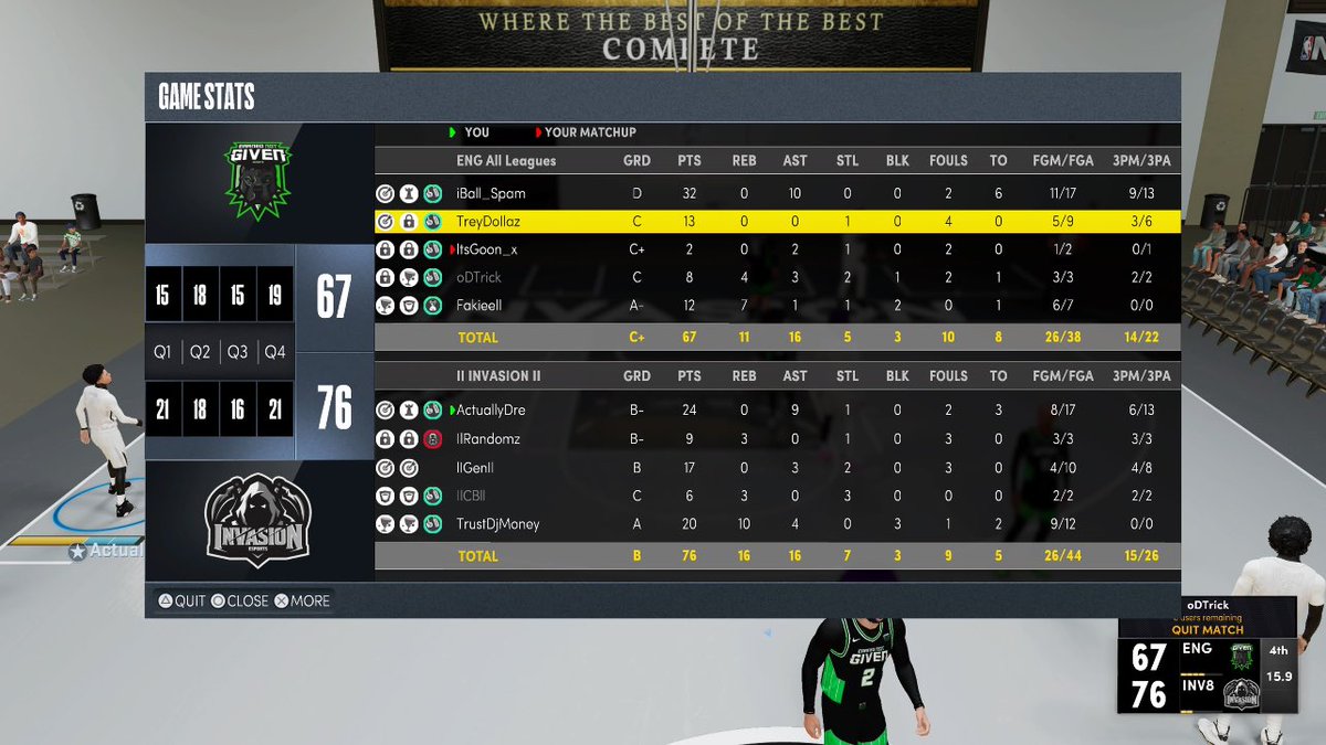 InvasionESP's tweet image. GG’s to @ENG2k as we advance in the militia open tournament 

PG - @HoodieDre_ 
SG - @lIGenIl_ 
SF - @Randomz 
PF - @llCBIl 
C - @TrustDjMoney__ 

@youFamousEnough @mattmorg_ @the2kzone @MilitiaLeague