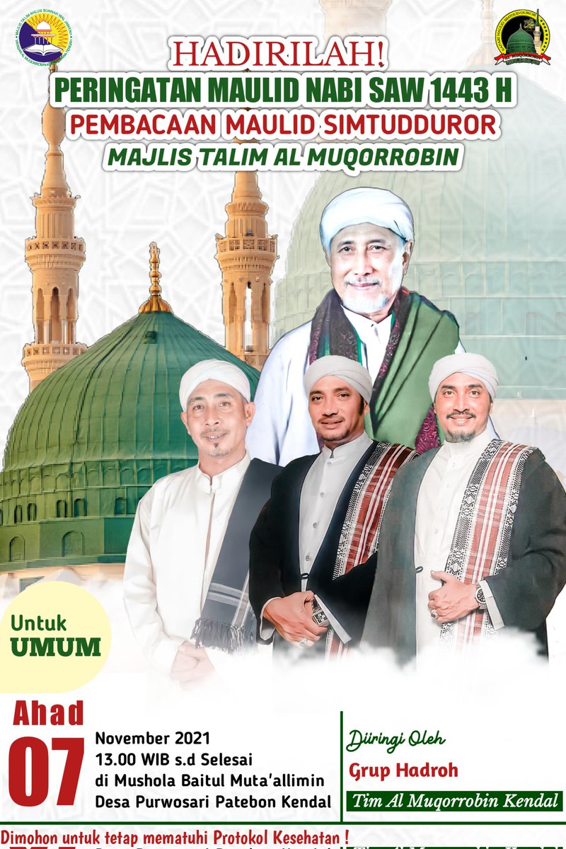 ZeeFaizNoer's tweet photo. 7 Nov maulid Basecamp musholla Baitul Mutaalim rt 06/02 Purwosari Patebon Kendal JATENG https://t.co/We2hnvgep8