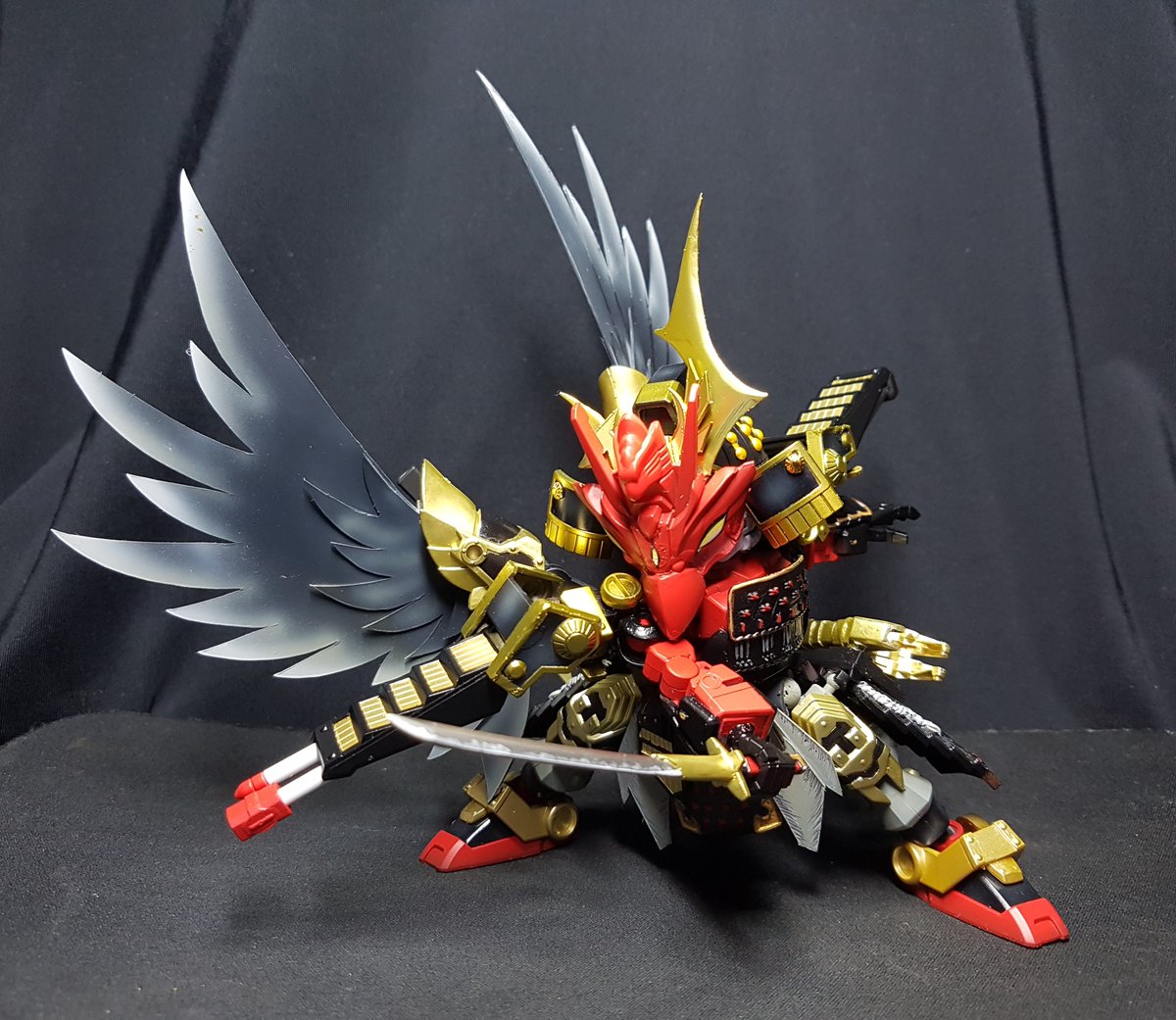 SidaEggy's tweet photo. SD MUSHA TENGU. looking back I got a Power rangers team :)))
#SDガンダムビルダーズ #sdgundam #BBsenshi
#SDガンダム #bb戰士 #プラモデル  #gundam #gundamcustombuild https://t.co/V1et950SWh