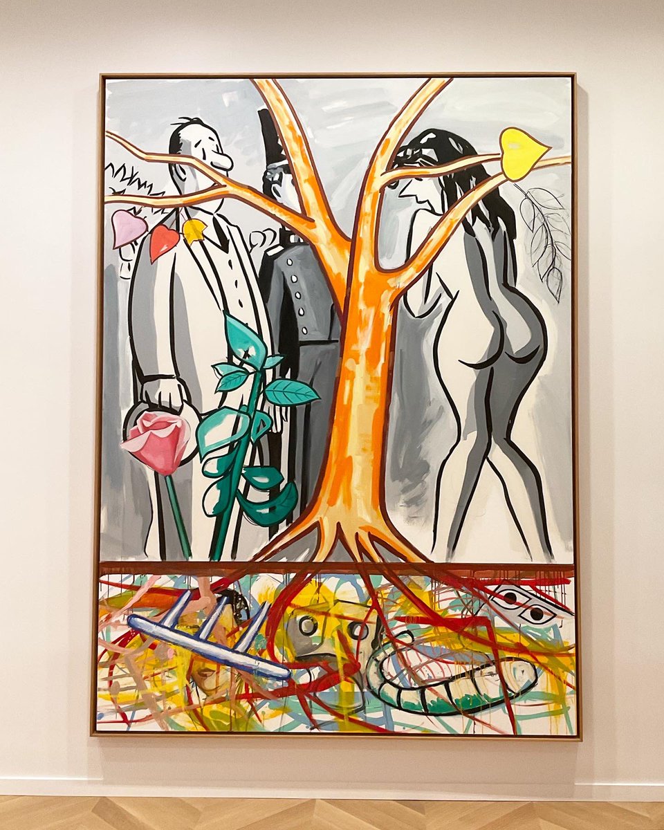 GiovannaSun's tweet photo. Must see David Salle - Tree of Life #skarstedt #artinvestment #art #gallery #uppereastside #madisonavenue #fallgallerywalk #artnews https://t.co/xhEuB5H6yC