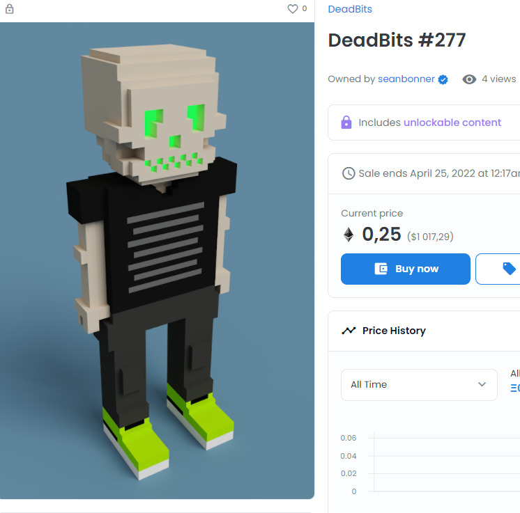 DeadGangNFT's tweet photo. 💀 DeadBits - SOLD!!! 🎉 @opensea 💀
https://t.co/UD7oYHeLh9

#nft #nfts #nftart #cryptoart #sold #meebits 
#deadbits #cryptoartist #nftartist #Sales #OpenSeaNFT #opensea https://t.co/LJZNWFX36T
