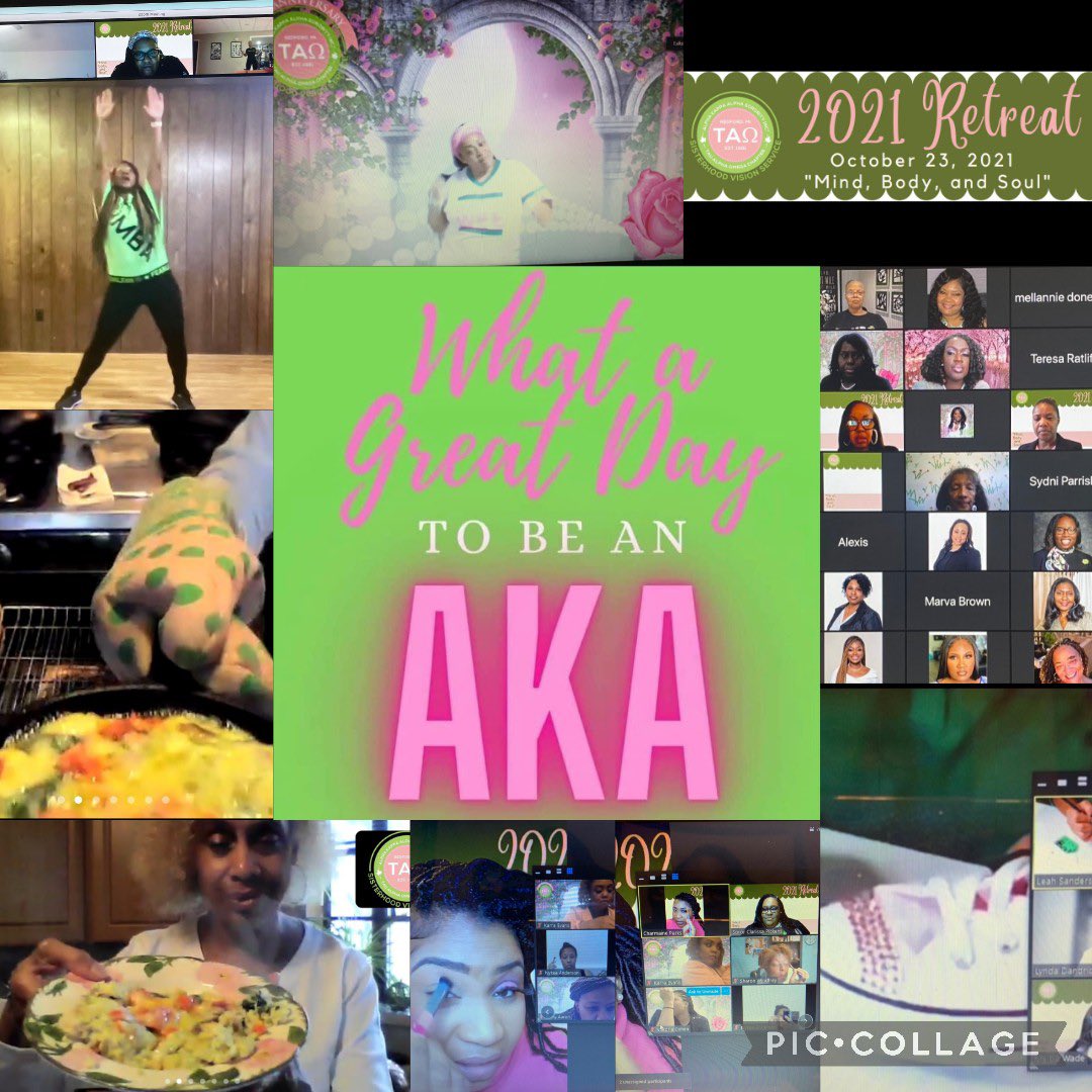 akatao1991's tweet photo. This weekend, Tau Alpha Omega chapter held its annual retreat virtually with a "Mind, Body and Soul" theme.
#AKATAO #AKA1908 #AKAGreatLakes #AKAMetroDetroit9 #MembershipIs https://t.co/RUFe8n00H8