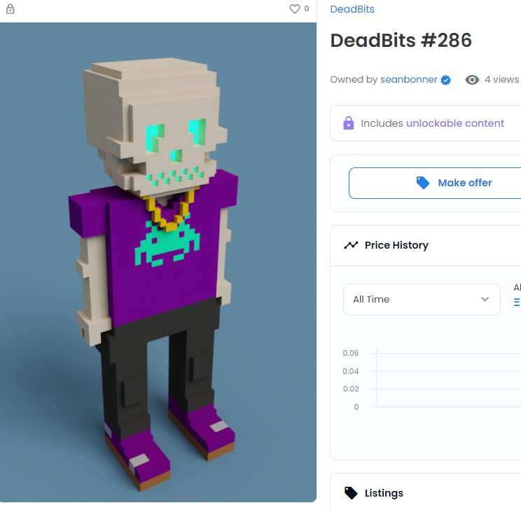 DeadGangNFT's tweet photo. 💀 DeadBits - SOLD!!! 🎉 @opensea 💀
https://t.co/UD7oYHeLh9

#nft #nfts #nftart #cryptoart #sold #meebits 
#deadbits #cryptoartist #nftartist #Sales #OpenSeaNFT #opensea https://t.co/LJZNWFX36T