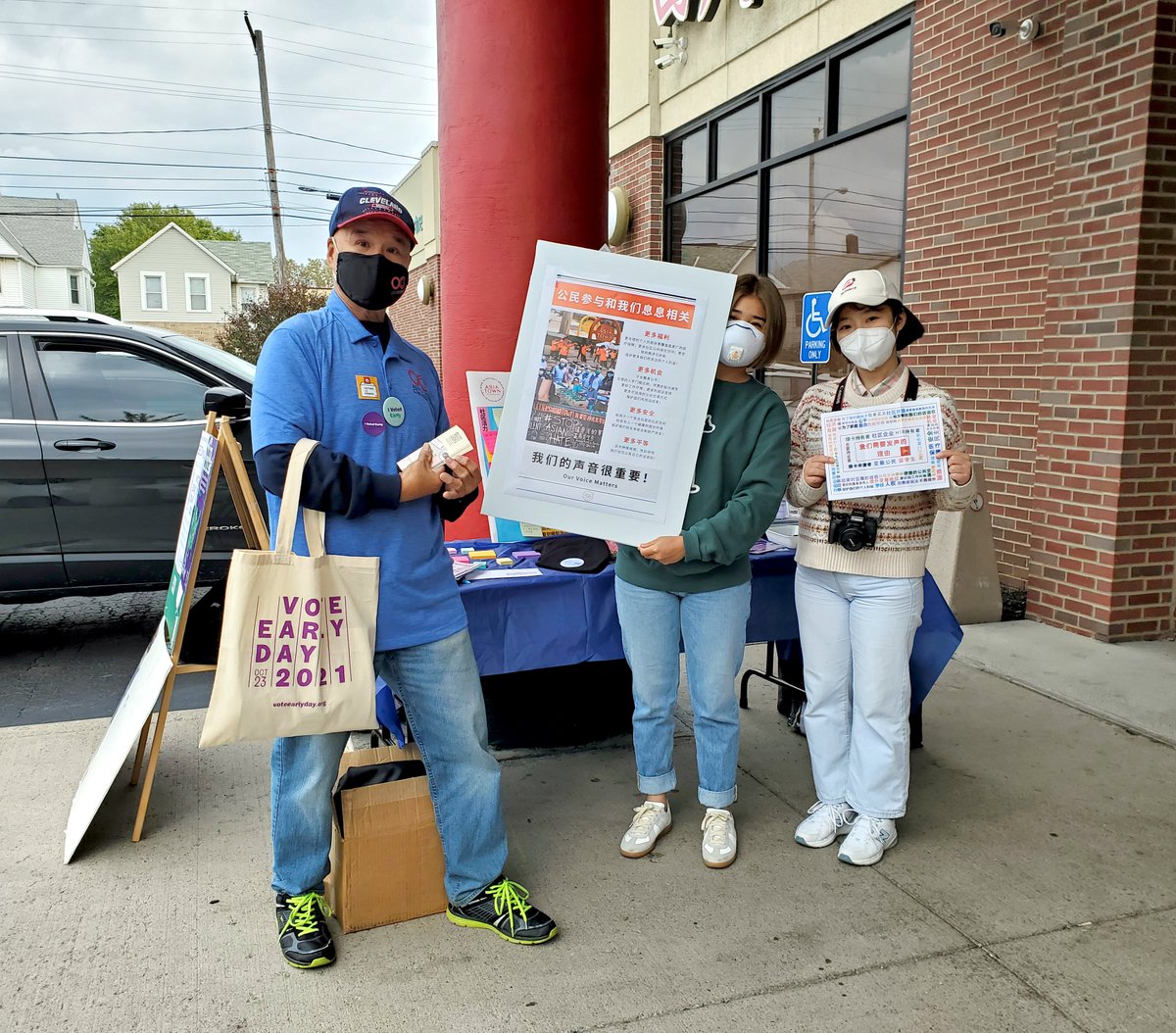 OCACleveland's tweet photo. Regardless of citizenship or language, our voice matters!
#AAPIvoices
#RepresentationMatters
#VoteEarly
#VoteEarlyDay
#ACETheVote
#ACEnetwork
#VoteReady
#joyindemocracy
#GOTV https://t.co/0HoK474IbG