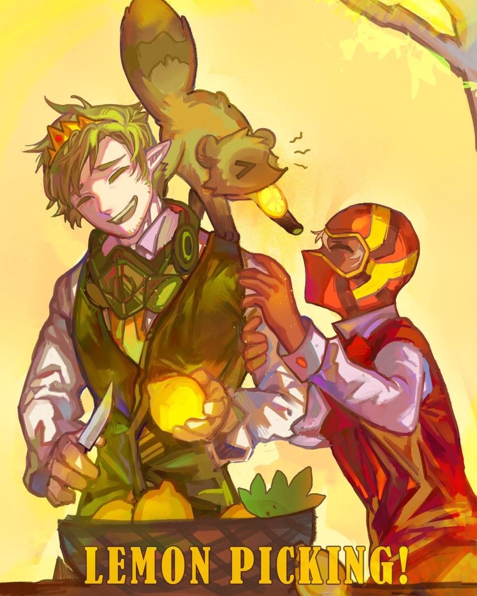 #awesamponk #awesamdudefanart #ponkfanart 
Lemon picking!