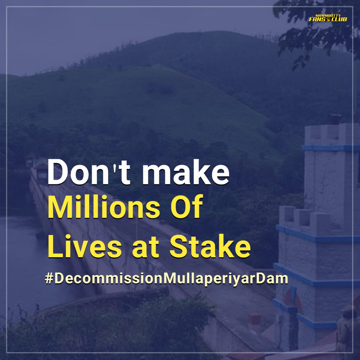 Act accordingly before it's too late !!. 

#DecommissionMullaperiyarDam
#MullaperiyarDam #SaveKerala