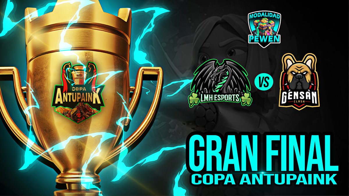 ℂ❆ℙᗅ ᗅℕͲႮℙᗅⅈℕK (@antupaink) on Twitter photo 🌿Mari mari peñi!
🍃Ya llegamos a la final de esta 1ra Edición de la Copa Antupaink , donde se enfrentarán los 2 mejores equipos de esta mod. PEWEN TH14!🔥
▫️@LMHEsports⚡<a href="/ClashGensan/">GENSAN CLASH</a>
🍀Desde ya les deseamos mucho éxito y que gane el mejor!🔥 🌿Mari mari peñi!
🍃Ya llegamos a la final de esta 1ra Edición de la Copa Antupaink , donde se enfrentarán los 2 mejores equipos de esta mod. PEWEN TH14!🔥
▫️@LMHEsports⚡<a href="/ClashGensan/">GENSAN CLASH</a>
🍀Desde ya les deseamos mucho éxito y que gane el mejor!🔥