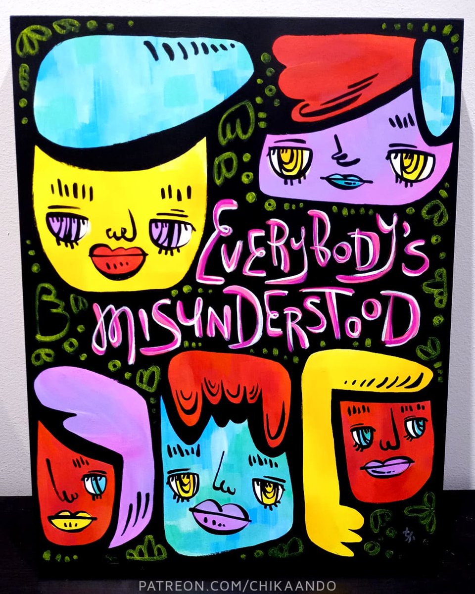 Chika_Ando's tweet photo. New painting for sale!
Title: Everybody's Misunderstood
Size: 11"x14"

https://t.co/zoPsd8fgUC to support, follow &amp; peek my artsy journey

#art #painting #patreon #colorful #artforsale #paintingforsale #artonwalls #yycartist #madeinCanada #colorfulinterior #etsy #絵 #絵描き https://t.co/qaW4qk0ywy