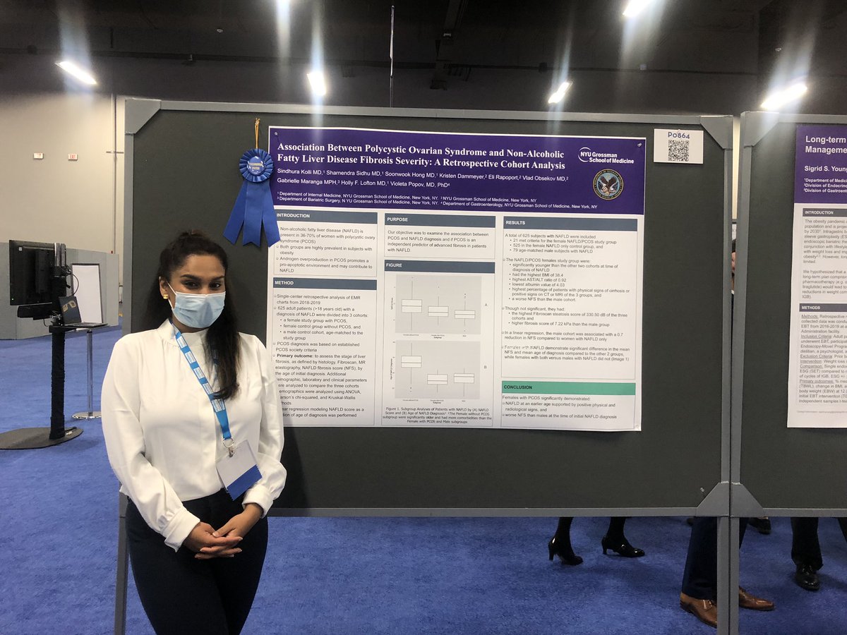Congrats to our amazing <a href="/SindhuraKolliMD/">Sindhura Kolli MD</a> for winning the ACG/Naomi Nakao Gender-Based Research Award and Presidential Poster citation with #SharnendraSidhu for our study on #nafld and #Pcos !! #ACG2021