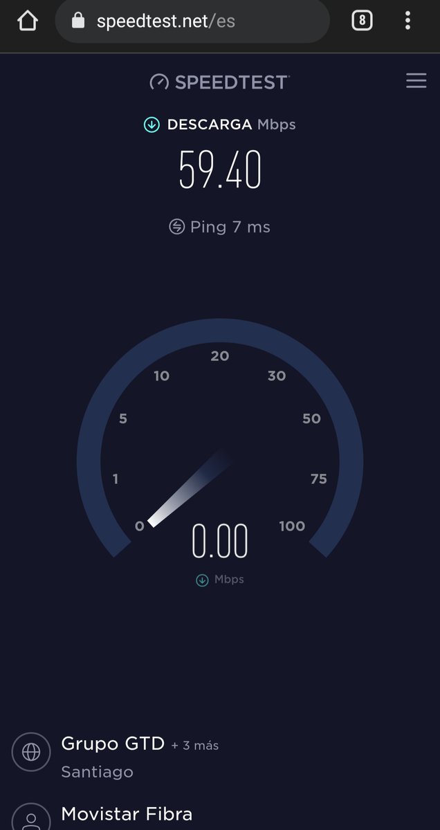 ssrobertoss's tweet photo. @AyudaMovistarCL @MovistarChile estimados por favor su ayuda, contraté 700mb y está super lento, no parece fibra óptica. https://t.co/PDUSkoYz0y