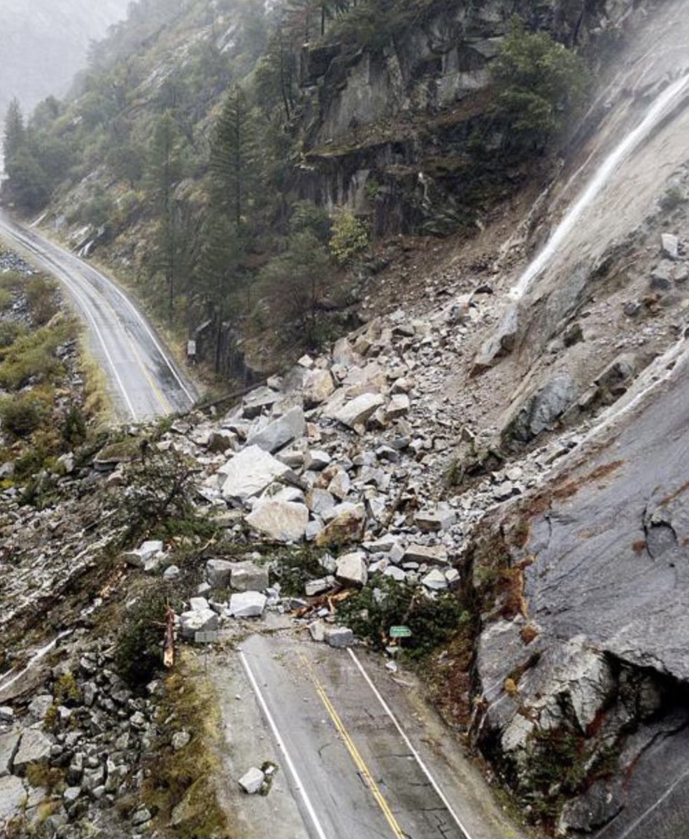 FRCPrez's tweet image. Look what megafires give us a year later. This slide *not* caused from #DixieFire burn scar - that will come later. The rock/mud is below last year’s #BearFire #NorthComplexFire scar. #climatechangeisreal