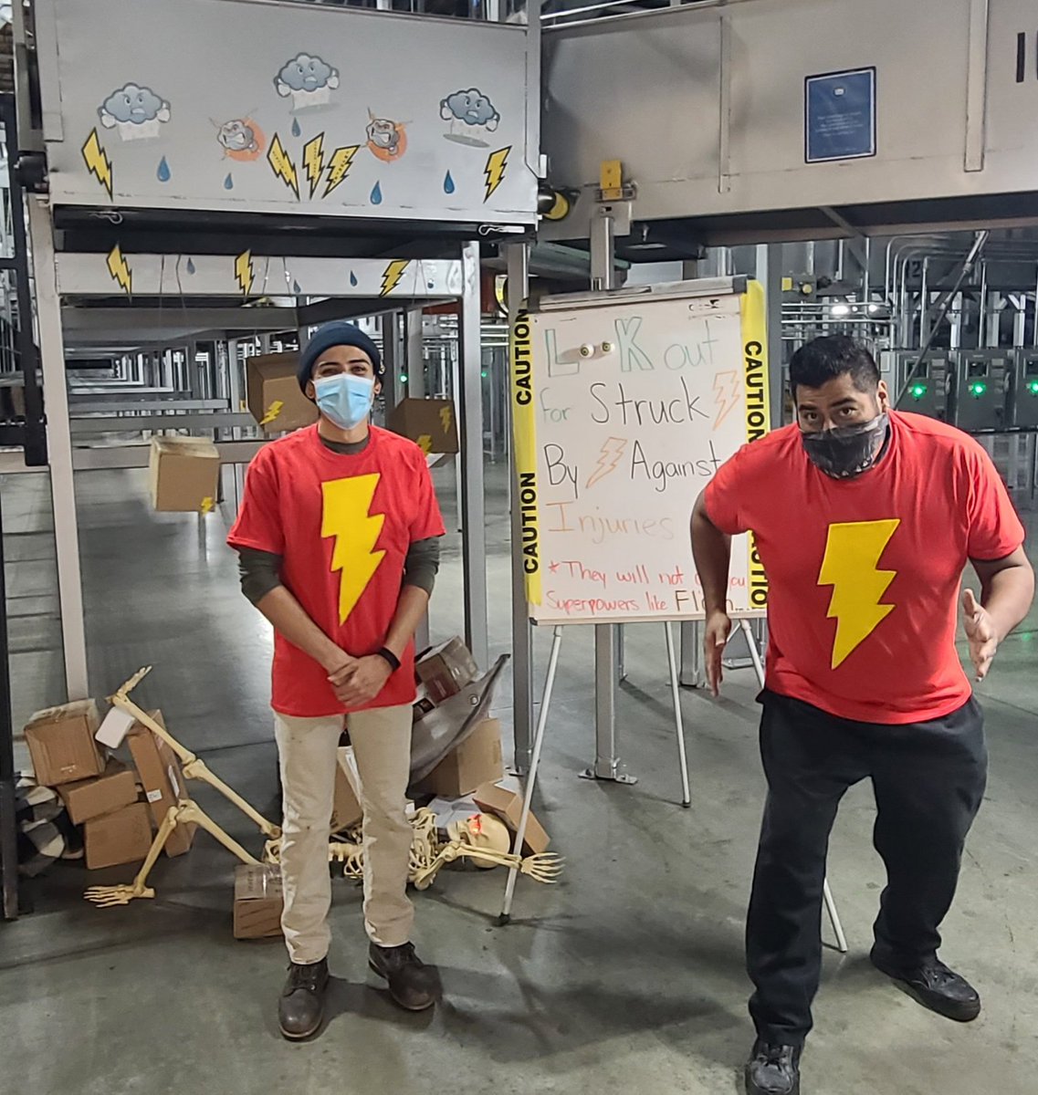 3 safety initiatives: zombie part time supervisors, less than 90 days ghosts, and struck by struck again flash...had so much fun educating and celebrating the Halloween season. So proud to be apart of this team!! #socalsosafe #lamiradanight #upssafetycommitteecontest