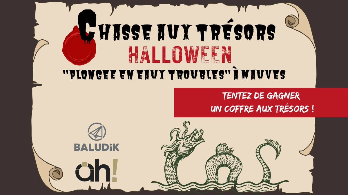C'est les vacances 🎃 ! Laissez-vous tenter par une balade ludique en famille 🥾 au bord du Lac de Pierrelles à Mauves pour découvrir notre dernière chasse au trésor "Plongée en eaux troubles" 😜.

#mardiconseil 

👻 bit.ly/chasseautrésor…

<a href="/Baludik/">Baludik</a> <a href="/ARCHEAgglo/">ARCHE Agglo</a> @ArdecheTourisme