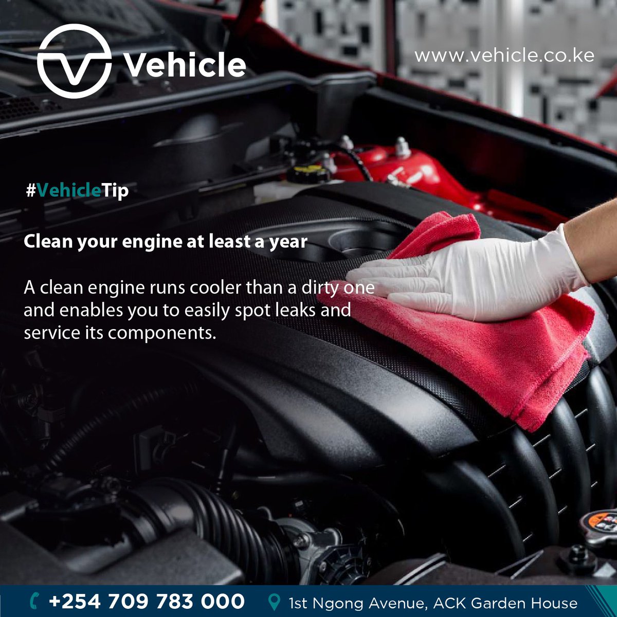 VehicleKe's tweet photo. #VehicleTip 

A clean engine runs cooler than a dirty one and enables you at easily spot leaks and service it's components. Get it cleaned at least once a year!

#Vehicle #roadsafety #engine #mondaymotivation #MondayThoughts #CleanEngine https://t.co/EbcDtueNjH
