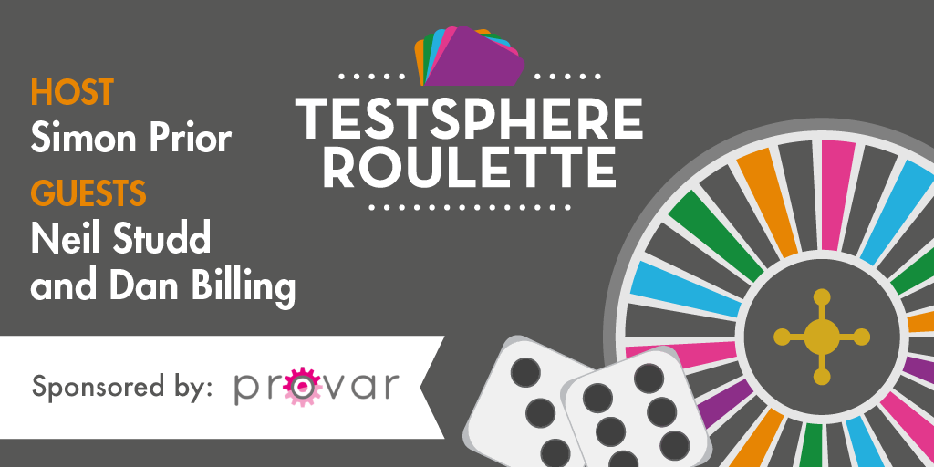 🎧  New Podcast from <a href="/TestspherePod/">TestSphere Roulette</a>!  This time guests @TheTestDoctor and @neilstudd talk about some really interesting topics:

🤩  Excited - Feelings
🔧  Social Engineering - Techniques
👀   Observability - Quality Aspects

buff.ly/3C6oSgh