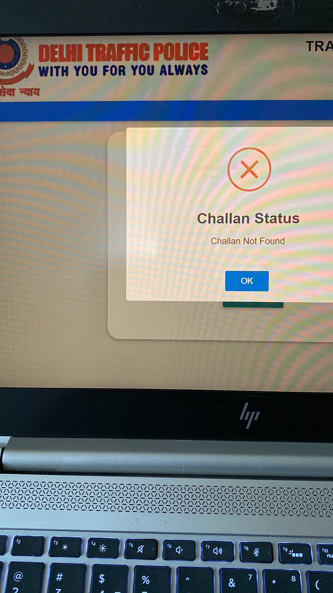 ankurvaish's tweet photo. @dtptraffic No luck. I can’t find the details for both these challans on the portal suggested by you. https://t.co/3PJ4XphVao