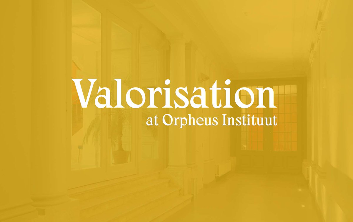 📢 Vacancy: Coordinator of Valorisation 

📆 Deadline: 10 January 2022

👉 orpheusinstituut.be/en/news-and-ev…

#call #valorisation #artisticresearch #vacancy