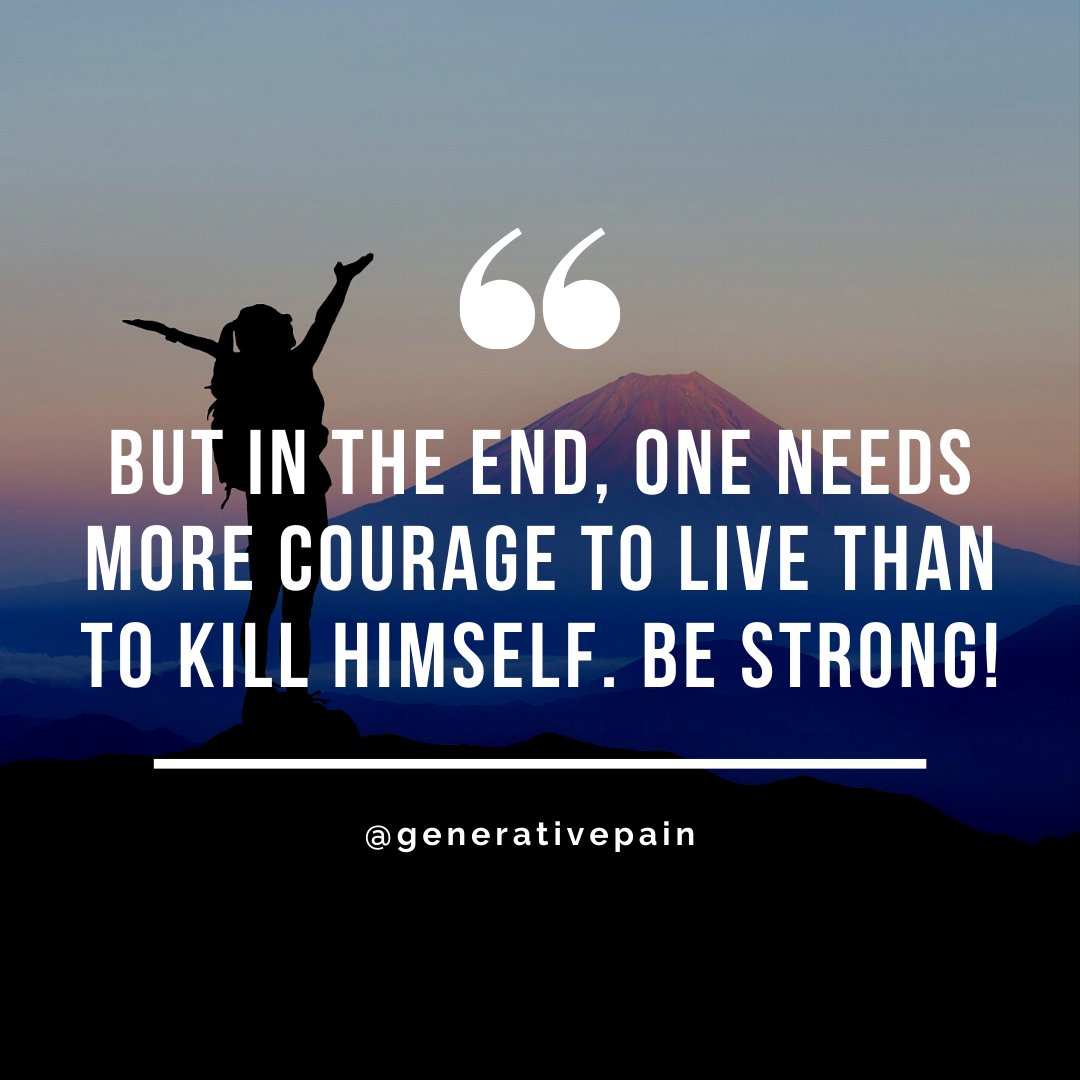 generativepain's tweet photo. But in the end, one needs more courage to live than to kill himself. Be Strong!
.
Double tap if you agree.
For more click here: https://t.co/41ihm4q3RQ
.
.
#trading #crypto #feelgreat #handdrawn #stressful #generativepain #nfts #pain #friend #apes #worthless https://t.co/DYp0SSIEy5