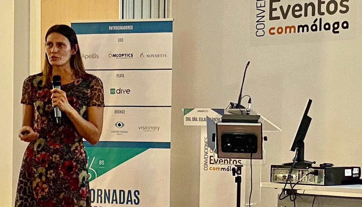 BielGlasses's tweet photo. Our Co-founder, Constanza Lucero talking at the @InfoSeebv conference last week about the #Movilab, developed as part of the @EITHealth #LivingLabs program, where we test and co-create our device with #LowVision patients. #SEEBV #bajavision #femalefounders #assistivetechnology https://t.co/b8PEFCBIDC
