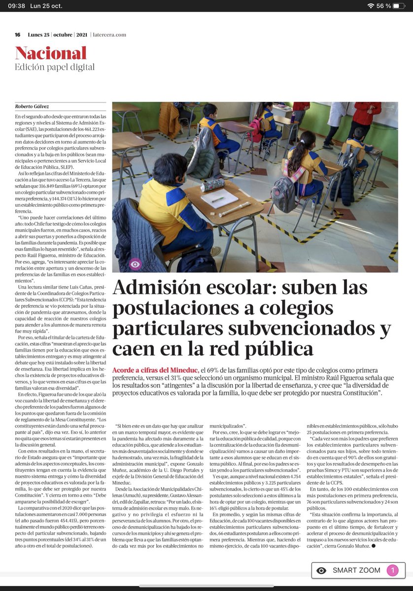 Más razones para fortalecer y profundizar proceso de desmunicipalización de la educación pública. Opinión en LT de hoy.