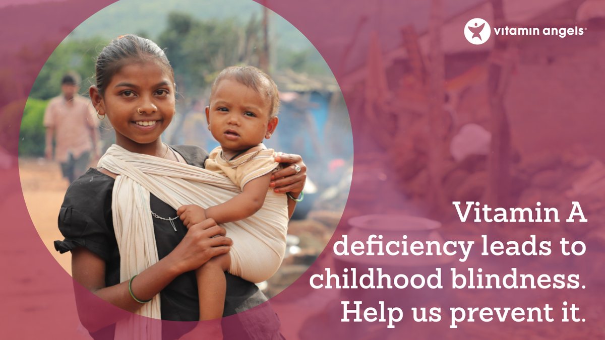 Most nutritionally vulnerable #childrenunder5 in hard-to-reach communities don’t have access to #vitA rich diets & its #deficiency could lead to #childhoodblindness.

Your donation can help us provide children w/vitA #supplements. 
Check out how bit.ly/3DfTaxc