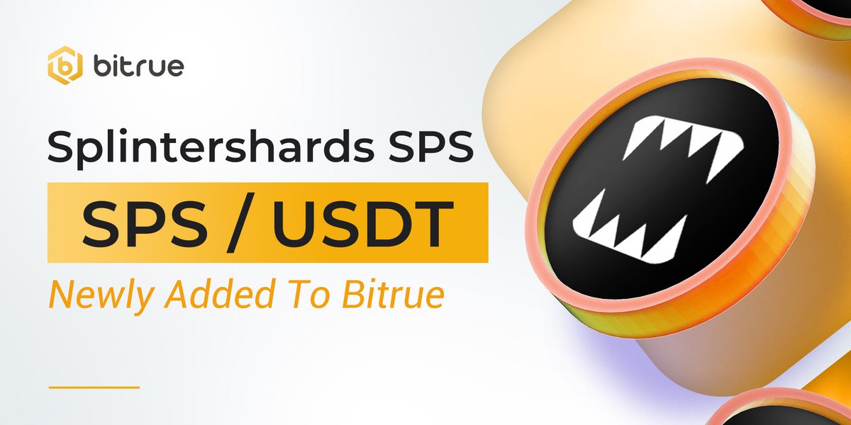 BitrueOfficial's tweet photo. We're listing  $SPS @splinterlands today after they successfully passed the #BTRVote Thanks to your support ! Deposits are open NOW, and pairs with $USDT open at 11:00 UTC today as well. https://t.co/Y8DR4kuTXA https://t.co/CTc7Cmgp6R