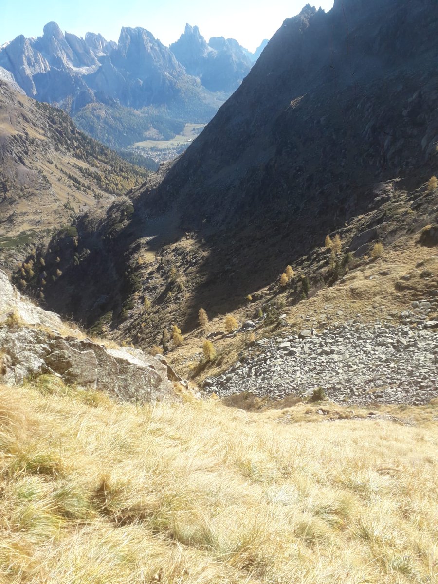 andyblanck1's tweet photo. a gully crossed by the #Bersaglieri in 1916 to try to reach the enemy trenches placed on the fissure. The action was unsuccessful. We are in the #Colbricon area, #Lagorai 
#ww1italianfront 
#BuseDeOro https://t.co/ADbzsqR6nI