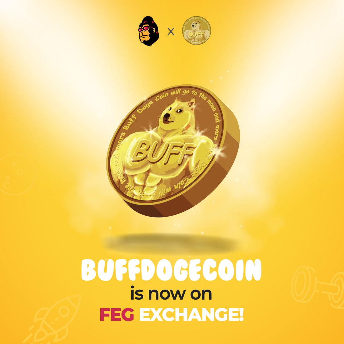cryptokelt's tweet photo. The @buffdogecoin already listed on #FEGex 📈 and we're 20000+ #Holders 🥳

In honor of this special day, I'll give one of #buffdogefam some #BuffDogeCoin which will bring 10x in next Month

$50 to 1 in 24 hours

All you have to do:
✅RT, Like and Follow me
✅Follow @buffdogecoin https://t.co/O1mmSsUPYc