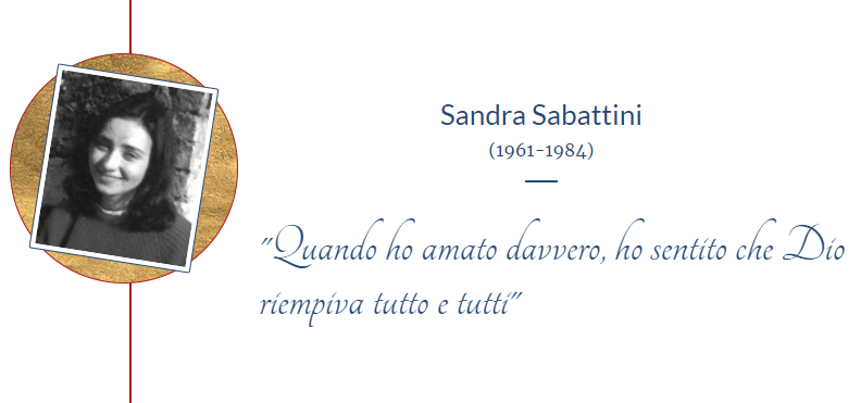 CauseSanti's tweet photo. #SandraSabattini: «Non è mia questa vita È tutto un dono su cui il "Donatore" può intervenire quando e come vuole”. “Signore scelgo te e basta”.
https://t.co/y2EaZjzp4t https://t.co/TIfyt3FGfv