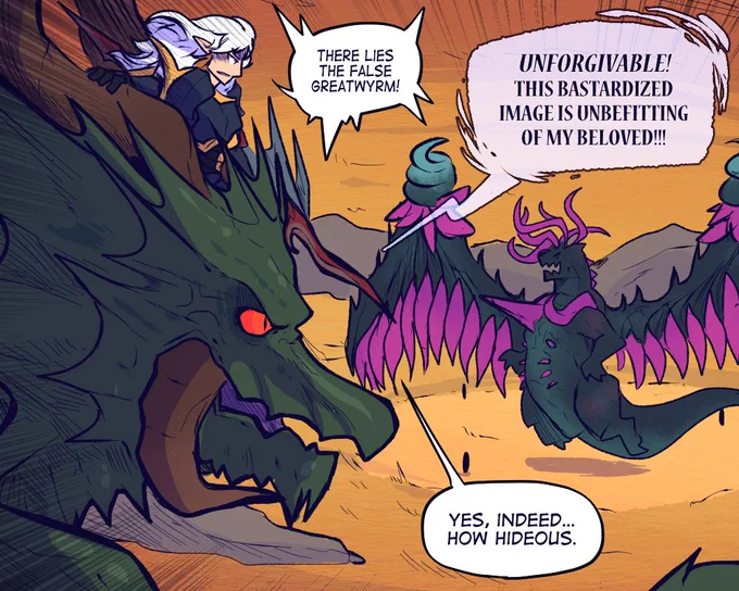 -FF14 5.5 Spoilers-
Tiamat remembers the good ol days 