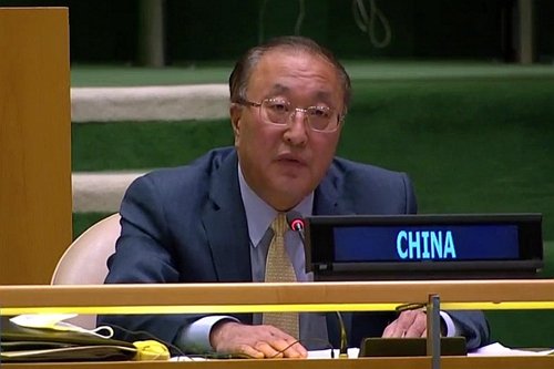 ChineseZimbabwe's tweet photo. Unilateral sanctions violate international law, sovereign equality, human rights &amp; hurt the people.

13 yrs ago, China said NO for Zimbabwe. 

Today, we continue to call for complete &amp; immediate lifting of all unilateral coercive measures.
#RealDemocracy
#ZimSanctionsMustGo https://t.co/YrHd4MqzZZ