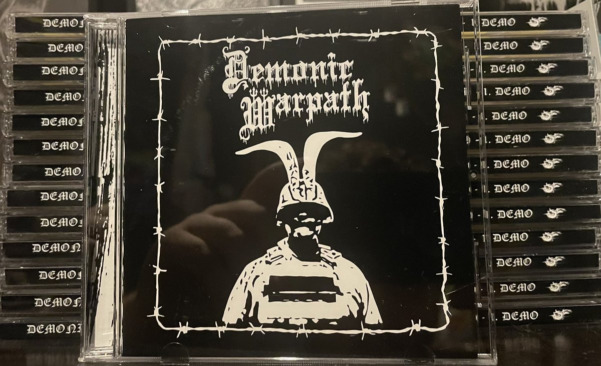 CemeteryHorror's tweet photo. Out via the link in our bio now!
Demonic Warpath - 1. Demo (CD)
&amp;
Skvm - Voidwailer (Tape)
#DemonicWarpath #Skvm #RawBlackMetal #UndergroundBlackMetal #BlackMetal #CemeteryHorror https://t.co/Bdy2sWKOHF