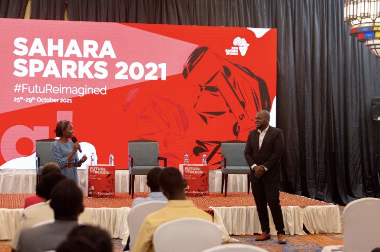 Day 01 of <a href="/SparkSahara/">Sahara Sparks</a> we are live at Serena Hotel, 
<a href="/Jocelyne_msigwa/">Jocelyne Msigwa Kihampa</a> <a href="/Afruturist/">Jumanne Mtambalike</a> 
#FutuReimagined