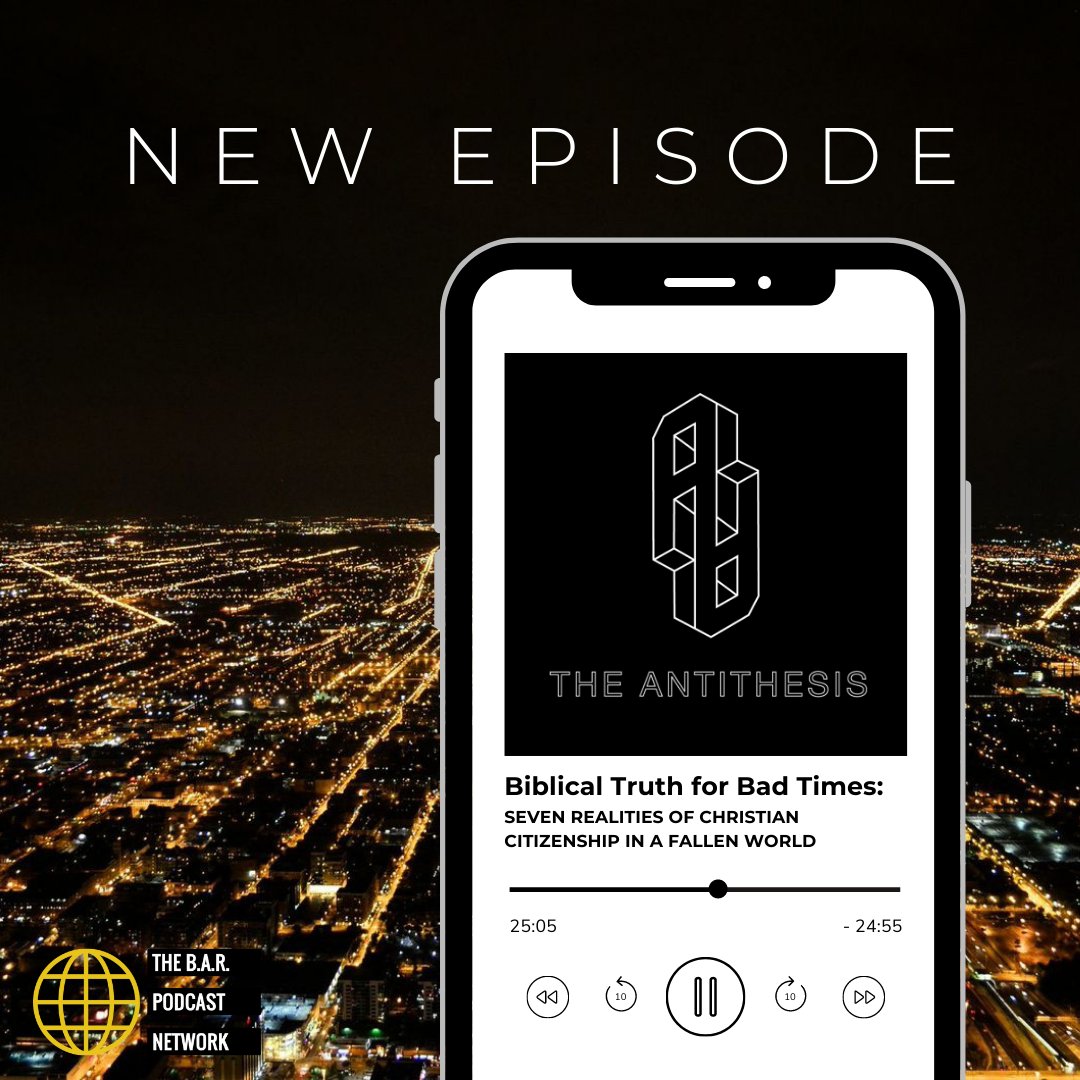 In this episode of The Antithesis, Dr. Strachan offers up some more considerations on how do we conduct ourselves as citizens of earthly countries while still being members of the Kingdom? buff.ly/30Mf6SL