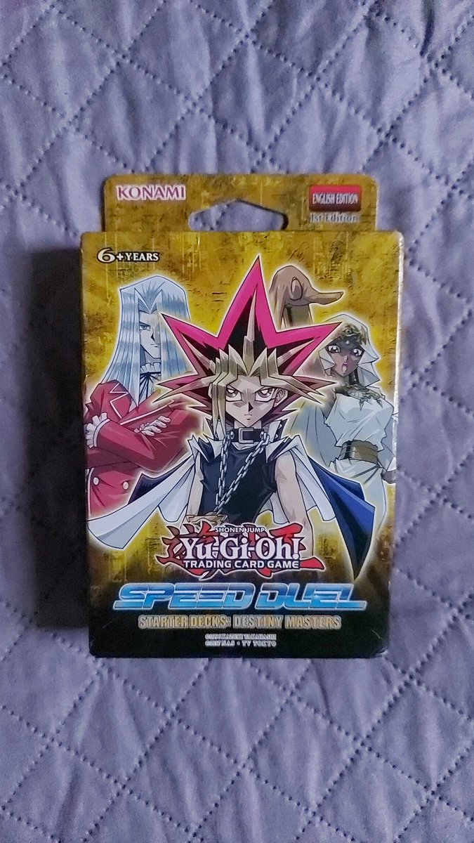 Stevil_X's tweet photo. ๐ It's here ๐
#YuGiOh #YuGiOhTCG #SpeedDuel #StarterDecks #DestinyMasters https://t.co/6zTNt8zoke