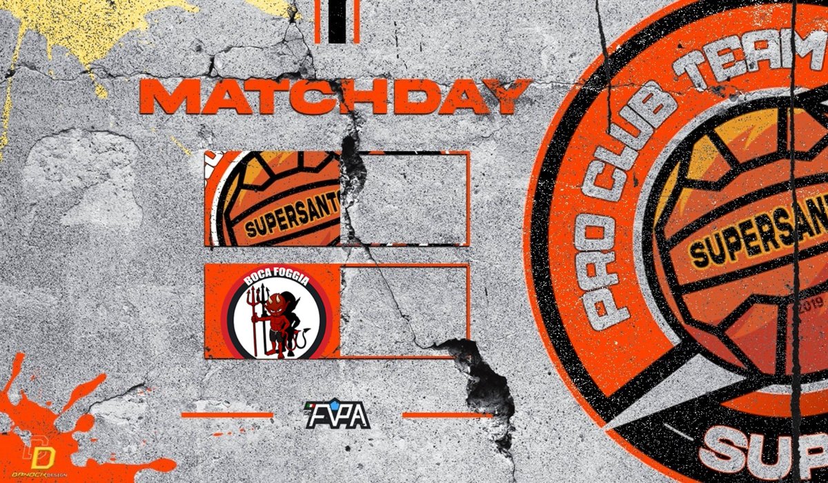 SUPERSANTOS (@supersantos_pro) on Twitter photo MATCHDAY
<a href="/FVPA_net/">FVPA.net 🇮🇹</a>
🏟️ Serie D3
🗓️ Giornata 4
🕙 Ore 22:00
🆚 <a href="/BocaFoggia/">BOCA FOGGIA</a>
#ProClubIgnorante
#ProClubItalia MATCHDAY
<a href="/FVPA_net/">FVPA.net 🇮🇹</a>
🏟️ Serie D3
🗓️ Giornata 4
🕙 Ore 22:00
🆚 <a href="/BocaFoggia/">BOCA FOGGIA</a>
#ProClubIgnorante
#ProClubItalia