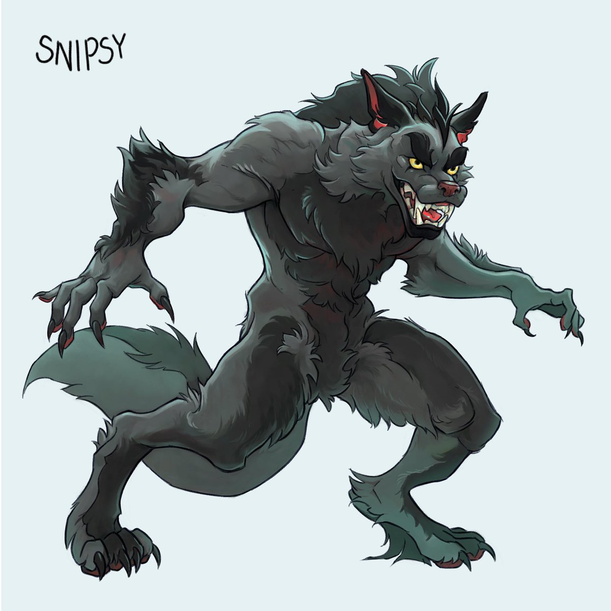 itsSnipsy's tweet photo. Werewolf for @WhackAttack18 #halloween #Furryartist https://t.co/1wIxLu6RgS