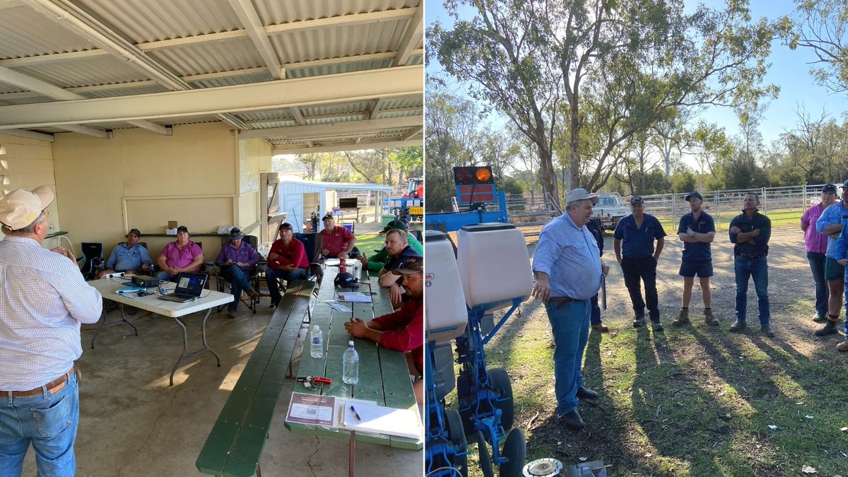pioneerseedsau's tweet photo. TSM Andrew Dieckmann ran a corn &amp; forage workshop for the Monto Growers Group at Monto QLD. 20 growers attended, where they discussed the principles of crop nutrition, row spacing and plant populations for grain sorghum, corn &amp; summer forage crops along with FAW management. https://t.co/BRFqNbyPxa