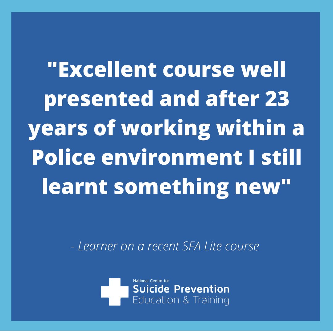 Happy Monday! ☀️ 

Hopefully your week is off to as good of a start as ours is with feedback like this. As always, a huge shout out to all of our wonderful Tutors delivering #suicidefirstaid

#suicideprevention #coursecheck