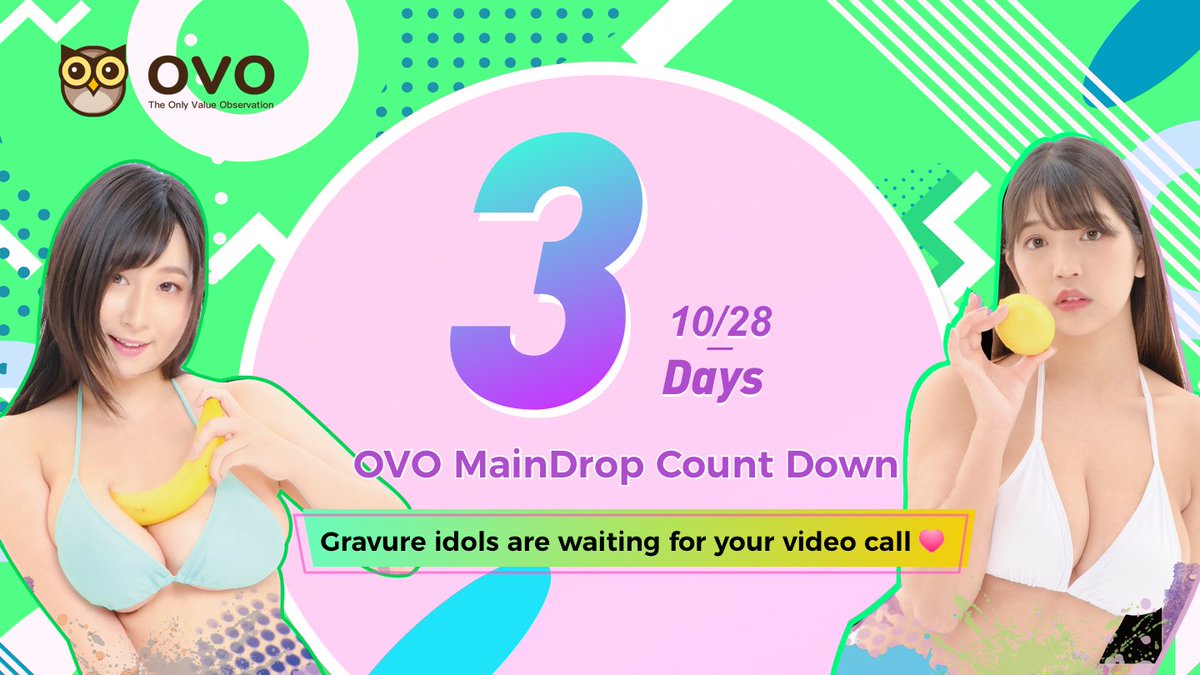 ovo__official's tweet photo. ⏰Count Down! Last 3 days left on #FlowFest 
🧜‍♀️Don't miss the maindrop of gravure idols #NFT on 28th, Oct
😚Never miss our sweet girls' kiss!

⚠️The instructions of how to join this event:
https://t.co/6E86I4qF0y

#onFlow #NFTshill #NFTs #NFTCommunity https://t.co/5jqEtGqFOm