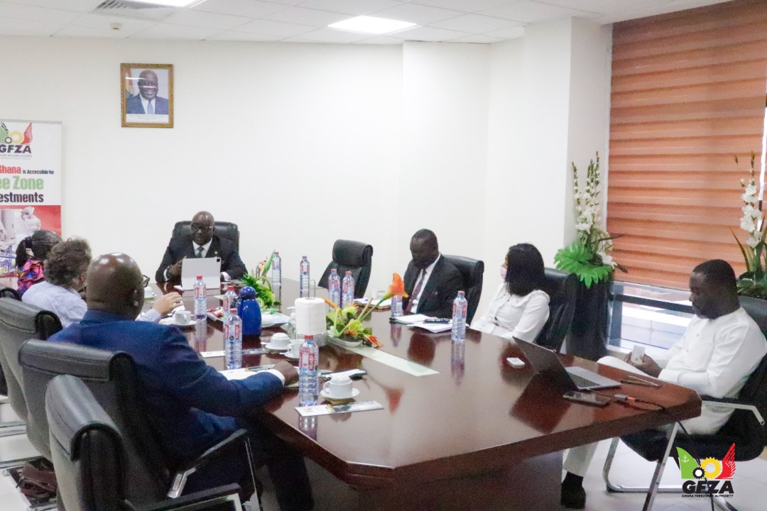 UKGCC_ExecDir's tweet photo. I would like to express my appreciation to the CEO of @GHANAFREEZONES1, Dr. Michael Ocquaye Jr, for meeting with @UKGCC_ACCRA.
Expect a deepened relationship between #UKGCC and GFZA in the near future, as we work together to promote an enabling business environment in #Ghana. https://t.co/JK9IMQK7RL