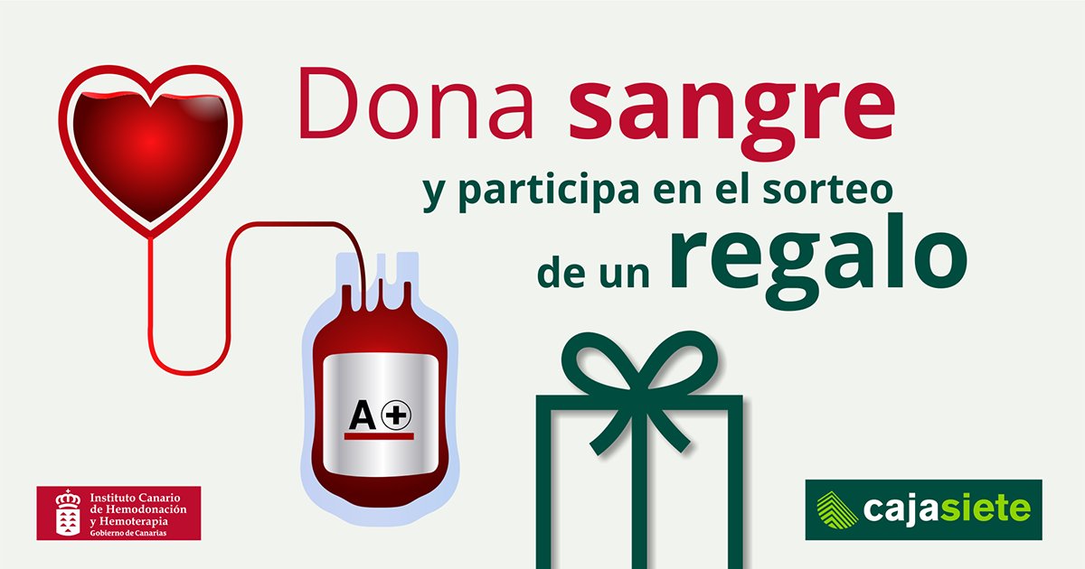 ¿Quieres ganar un #Ipad? 😱
Si eres estudiante universitario, entra en el sorteo donando sangre en los campus de la <a href="/ULL/">Universidad de La Laguna</a> y la <a href="/ULPGC/">ULPGC</a>
🩸 Los meses de octubre y noviembre.
📅 Consulta las bases
Gracias a la campaña #DonaSangre del <a href="/ichhCanarias/">donarsangreCanarias</a>💪
+INFO ⬇
cajasiete.com/es/sorteos