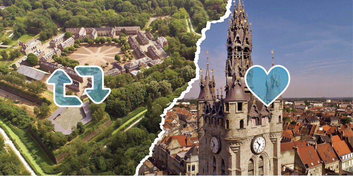 departement59's tweet photo. Tadaa ! C'est le grand retour de la #BattleDuNord ! Cette fois-ci, ça ne rigole plus avec ces 2 symboles du Nord en 1/8e de finale. 

À vous de choisir : likez pour le beffroi de Douai ou retweetez pour la citadelle de Lille jusqu'au 05/11. cc
@villedouai @lillefrance https://t.co/oyK57U8iFH
