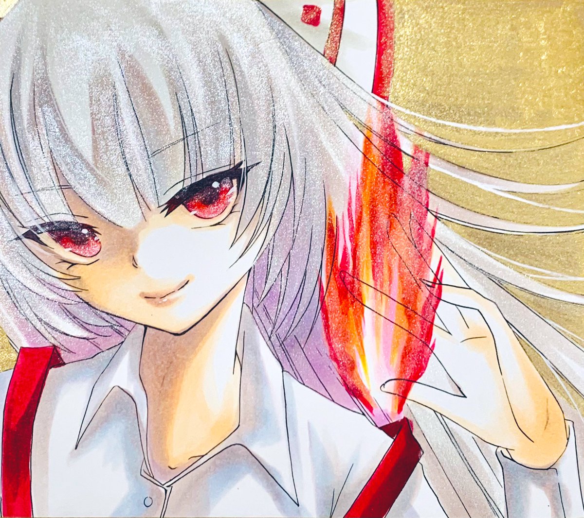 ミニ色紙3点 Boothに追加しました やたら キラキラ してます 習作なの 結希 花 Yuuki Hana のイラスト