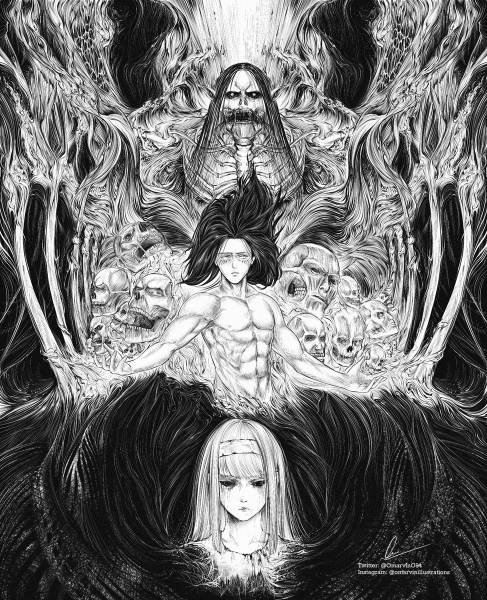 iKryraaa's tweet photo. Toujours le plus grand fan art de Shingeki No Kyojin ça bouge pas https://t.co/zwOrV54Pw9